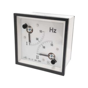 Frecuencímetros dobles de aguja